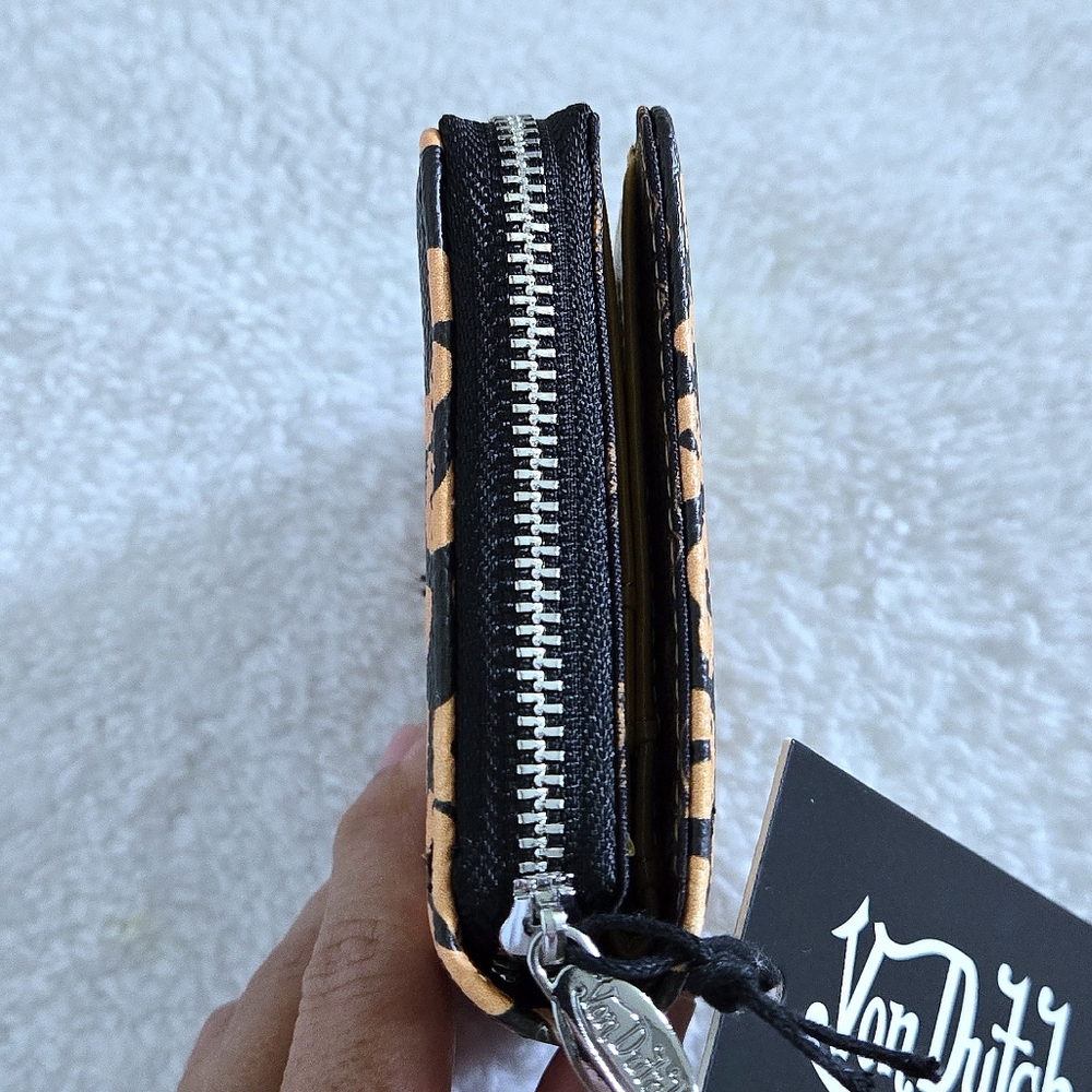 Von Dutch "Orange🧡 Cheetah" Bifold✌️ Wallet - NWT - Picture 5 of 16
